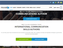 Tablet Screenshot of peaseinternational.com